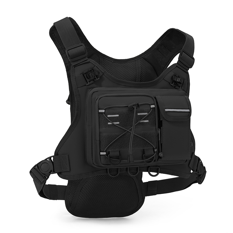 Cycling Gear Pack - ランニングベスト男性女性用チェストパック水分補給バッグサイクリングハイキング自転車レースマラソンバッグスポーツ戦術キャンプバックパック