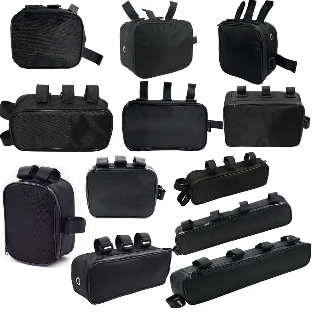 Cycling Gear Organizer - 自転車チューブフレームパックバッグ、バッテリーフロントツールボックス、収納ケース、MTB Ebike
