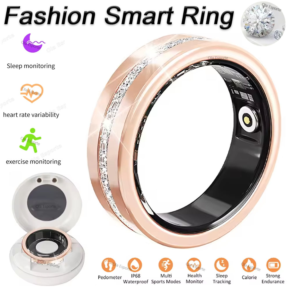 Cycling Heart Rate Monitor - 2025年新型スマートリング 女性 心拍数 睡眠 健康モニター 月経周期検知