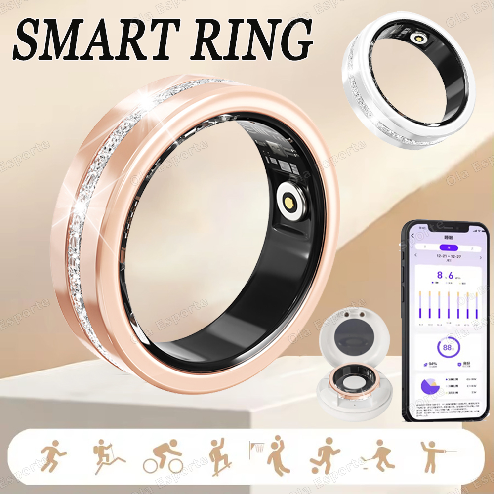 Cycling Heart Rate Monitor - 2026年新型スマートリング レディース 心拍数 睡眠健康モニター 生理周期検知 IP68防水
