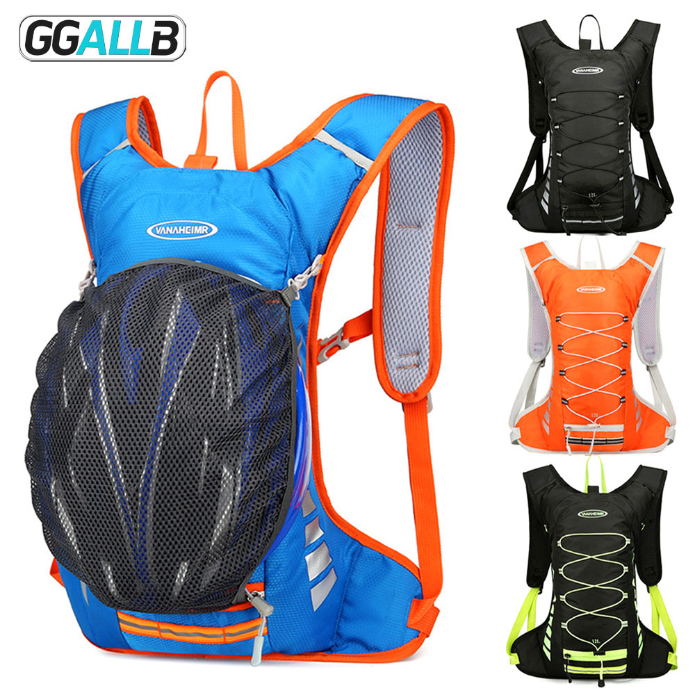 Cycling Gear Organizer - ランニング、ハイキング、サイクリング、登山、キャンプ、サイクリング用のハイドレーションパックバックパック、男性と女性、水袋は別途購入