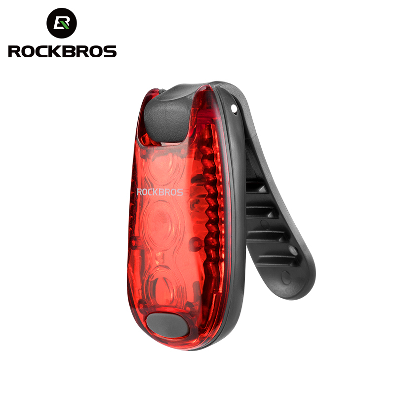 Cycling Gear Organizer - ROCKBROS 自転車リアライト自転車警告テールライトサイクリングヘルメットバッグテールライトランタン撥水ミニバイクアクセサリー