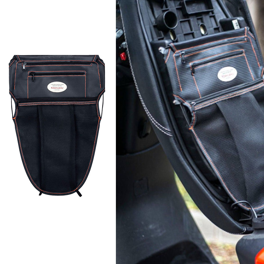Cycling Gear Material - サイクリングオートバイスクーターシートツール収納ジッパーバッグ防汚傷つきにくい素材電気自動車スクーターバケット