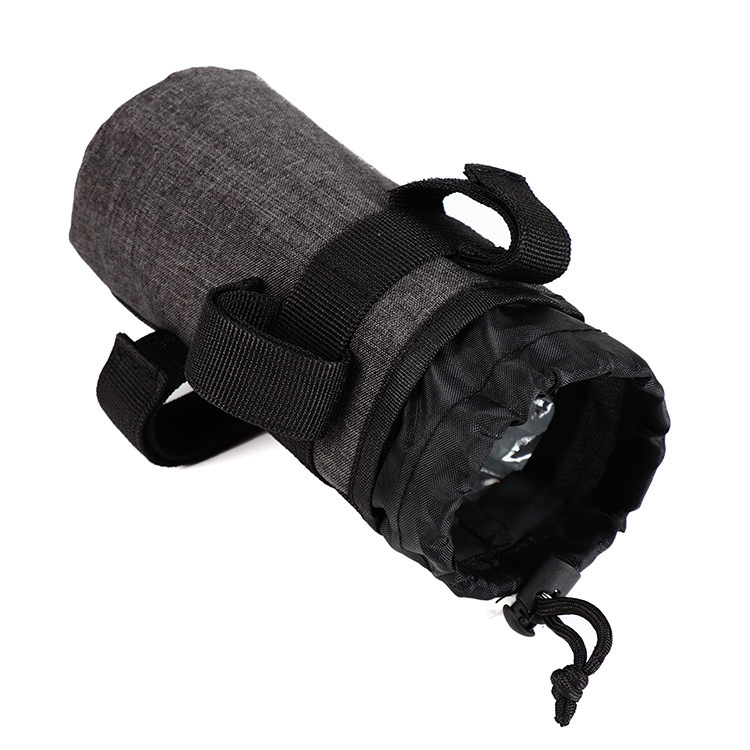 Cycling Gear Pouch - 1 個の断熱サーマル自転車ハンドルバーバッグ 750 ML ウォーターボトルポーチ、取り外し可能なストラップ付き、耐久性のあるポリエステルサイクリングギア