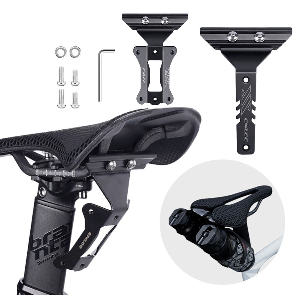 Cycling Gear Organizer - 自転車サドルボトルケージ延長ホルダーアルミ合金自転車ウォーターカップホルダーサドルマウントラック MTB ロードバイク用
