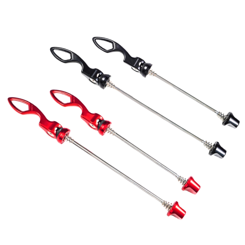 Quick Release Skewer - CNCクイックリリーススキュワーセット フロント/リアハブホイール用 QRアルミ合金 100/130/135mmアクスル ロード/MTB自転車パーツ対応