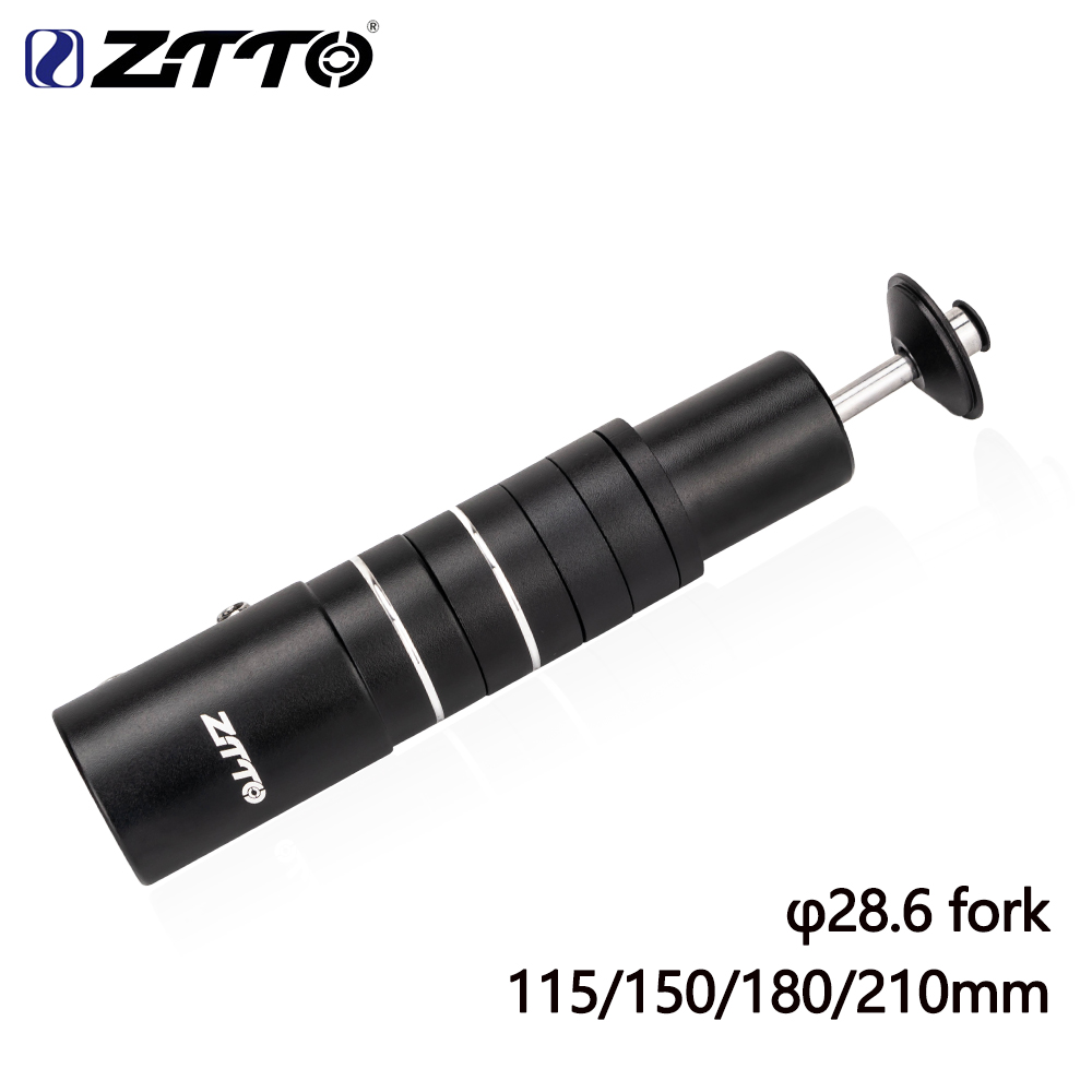 Bike Stem Riser - Ztto-自転車用ハンドルバーライザー,高さエクステンダー,アルミニウム合金,MTB,ロードバイク,フォーク,ステム,高さ,115mm, 150mm, 180mm, 210mm, 28.6mm