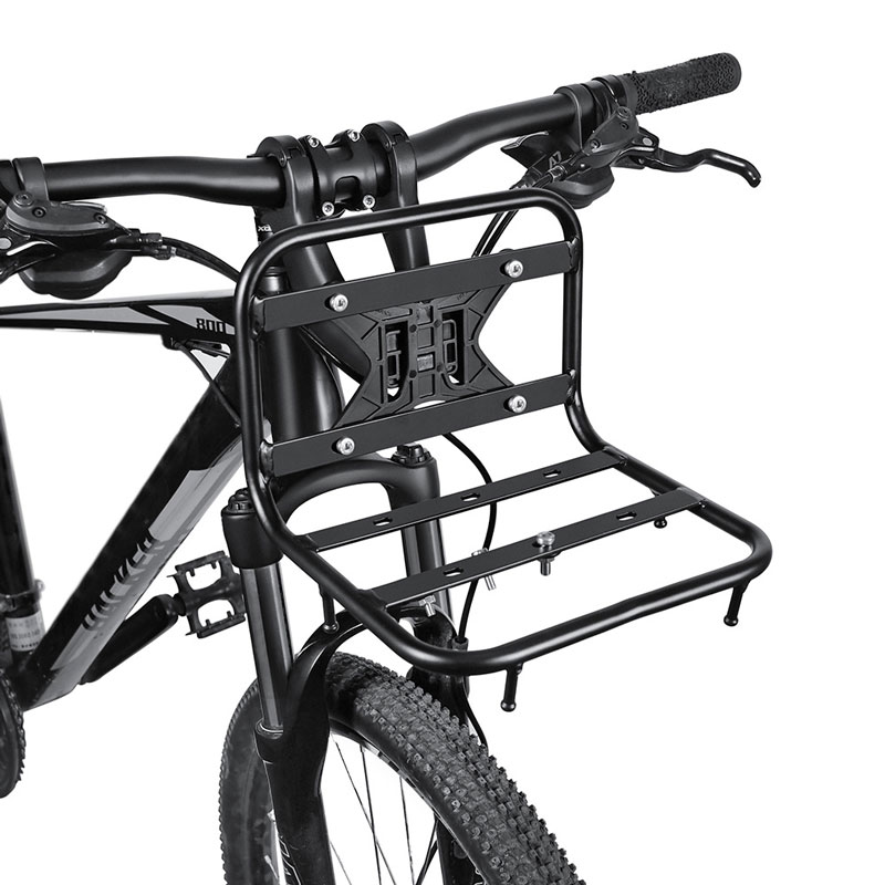 Cycling Gear Organizer - 自転車フロントラックアルミ合金多機能自転車フロントラックMTBロードバイクバッグラックアウトドアサイクリングアクセサリー