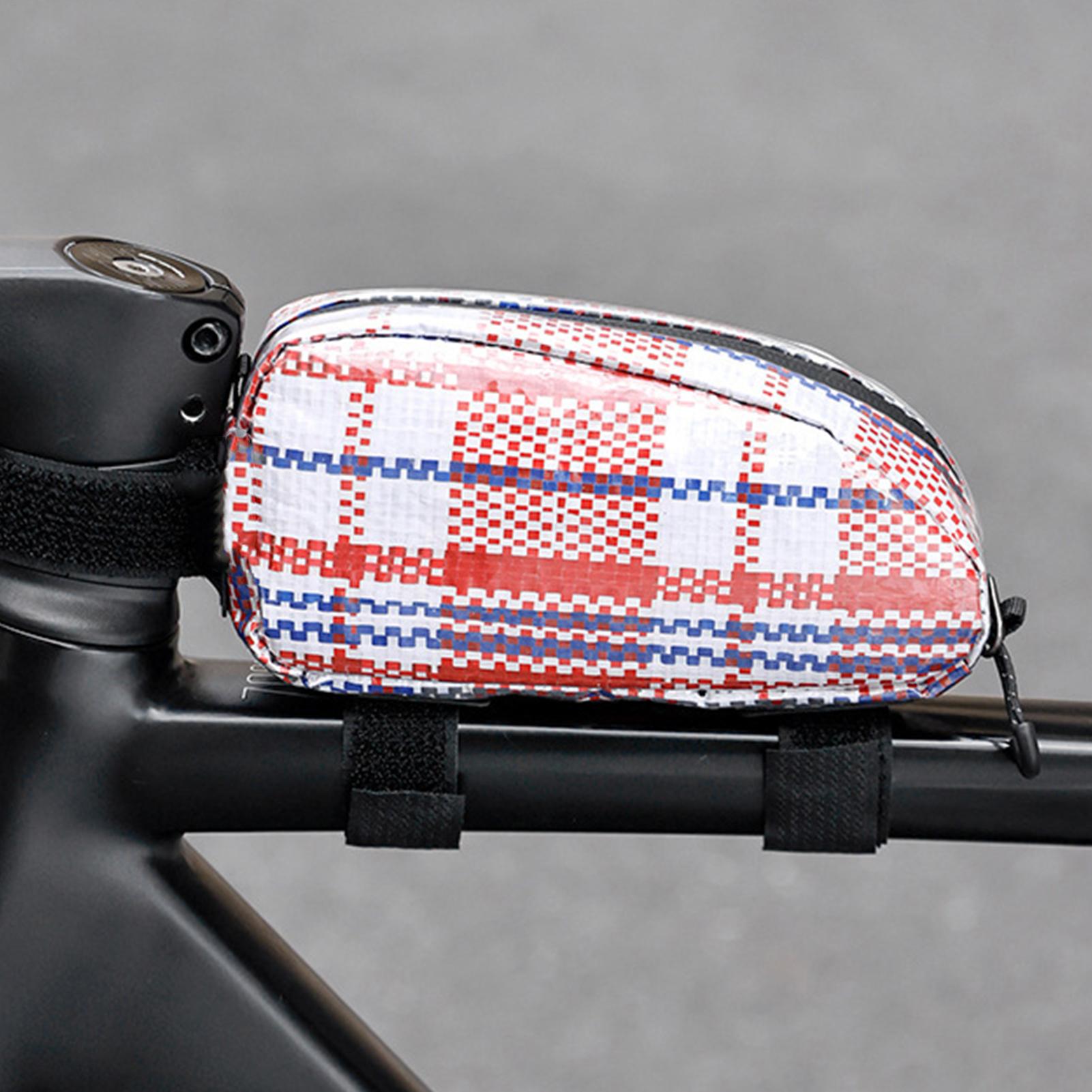 バイクトップチューブバッグ防水サイクリングポーチホルダーギア - Cycling Gear Pouch のレビューと価格