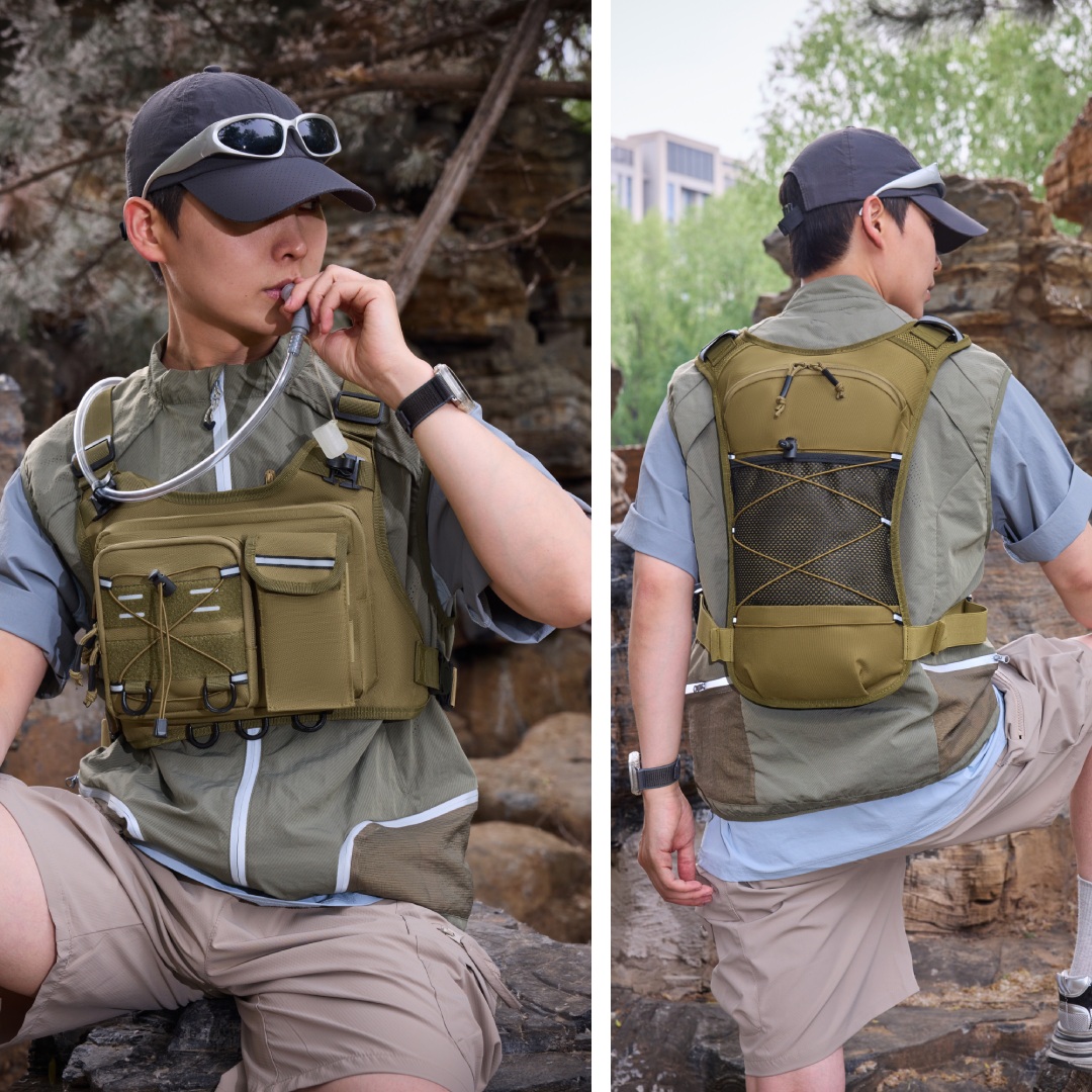 ランニングベスト男性女性用チェストパック水分補給バッグサイク - Cycling Gear Pack のレビューと価格