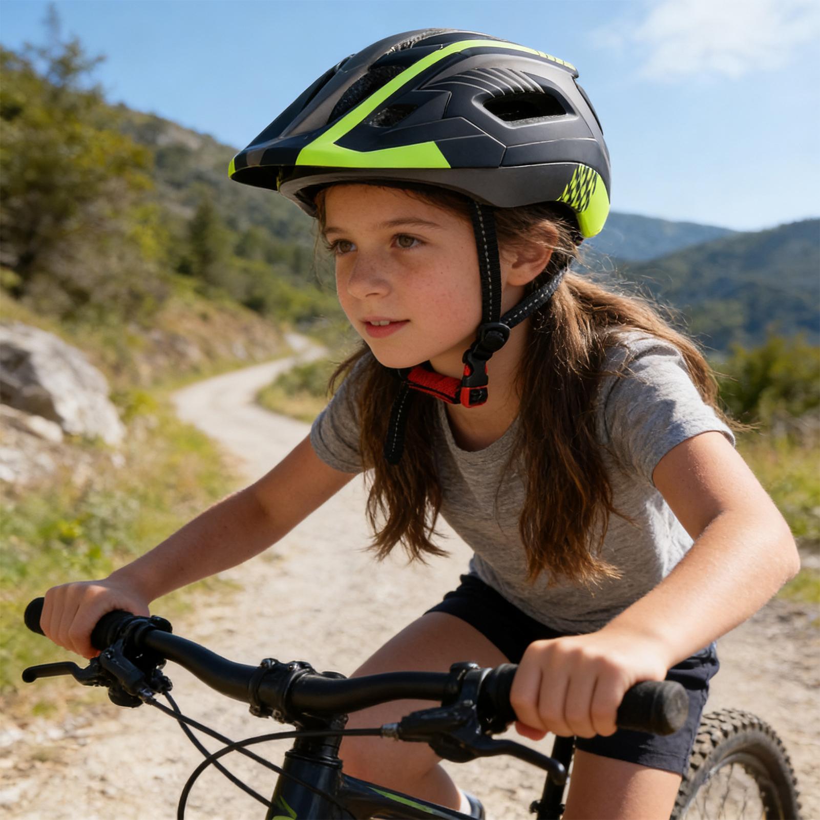 ユースフルフェイスヘルメットサイクリングヘッド保護具子供用オ - Cycling Gear For Beginners のレビューと価格