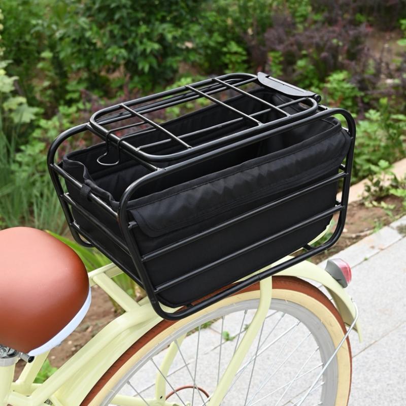 【YA】2-in-1犬用自転車バスケット、リアラックペットキ - Bike Cargo Rack のレビューと価格