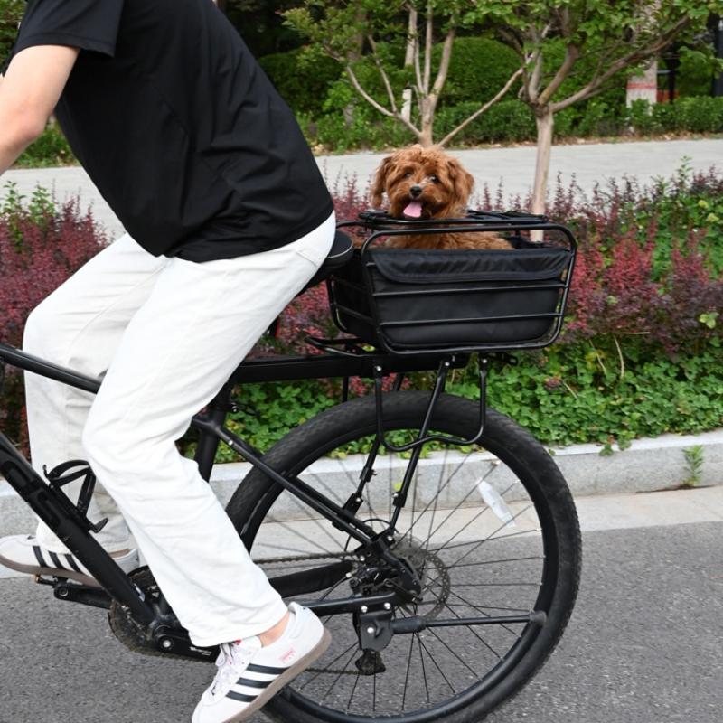 【YA】2-in-1犬用自転車バスケット、リアラックペットキ - Bike Cargo Rack のレビューと価格