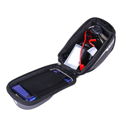タッチスクリーン防水自転車ハンドルバーフォンバッグサンシェー - Cycling Gear Pouch のレビューと価格