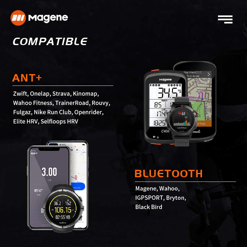 Magene H64 心拍数モニタームーバー Bluetoo - Cycling Heart Rate Monitor のレビューと価格