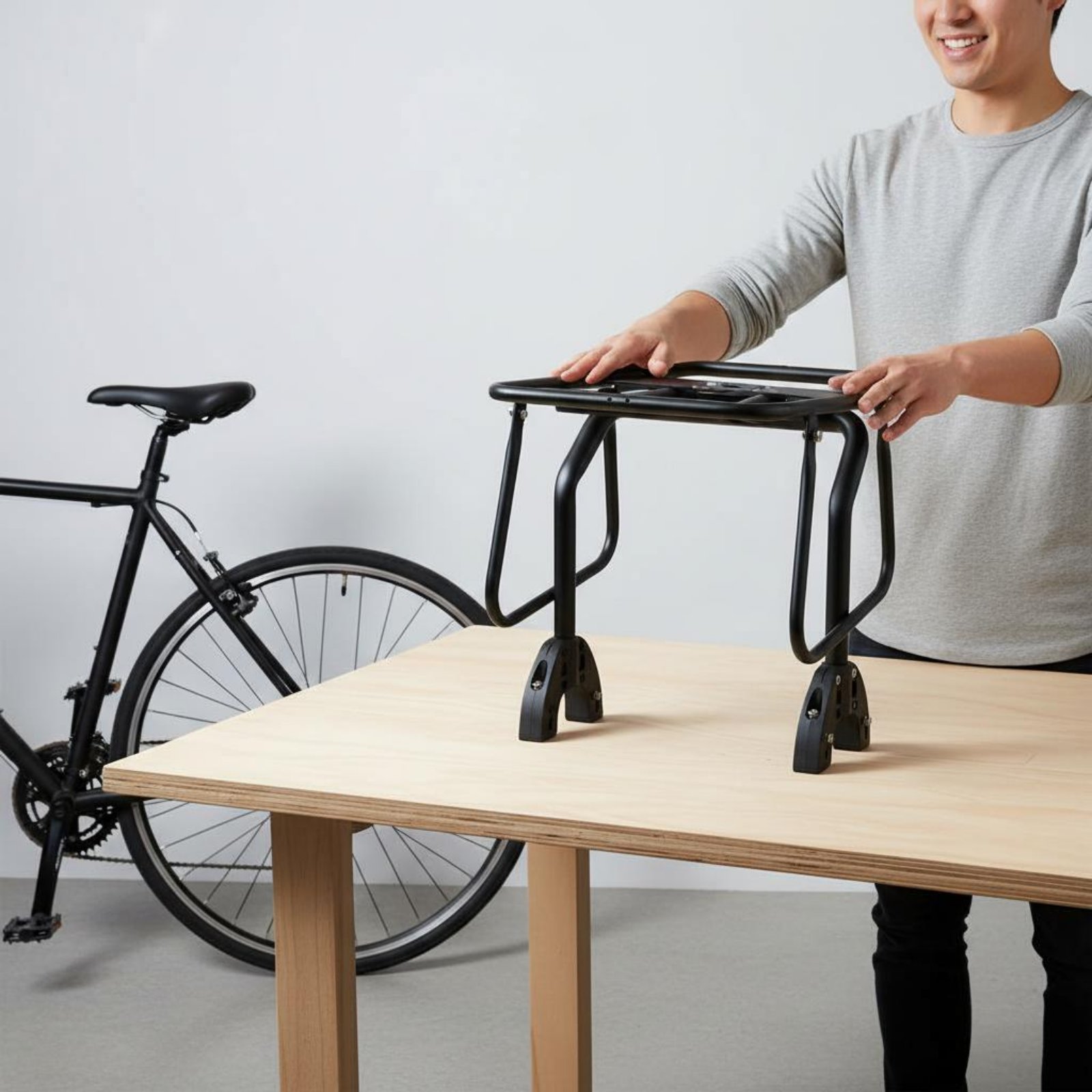 クイックリリースサイクルカーゴラック 取り付け簡単 シートポ - Bike Cargo Rack のレビューと価格