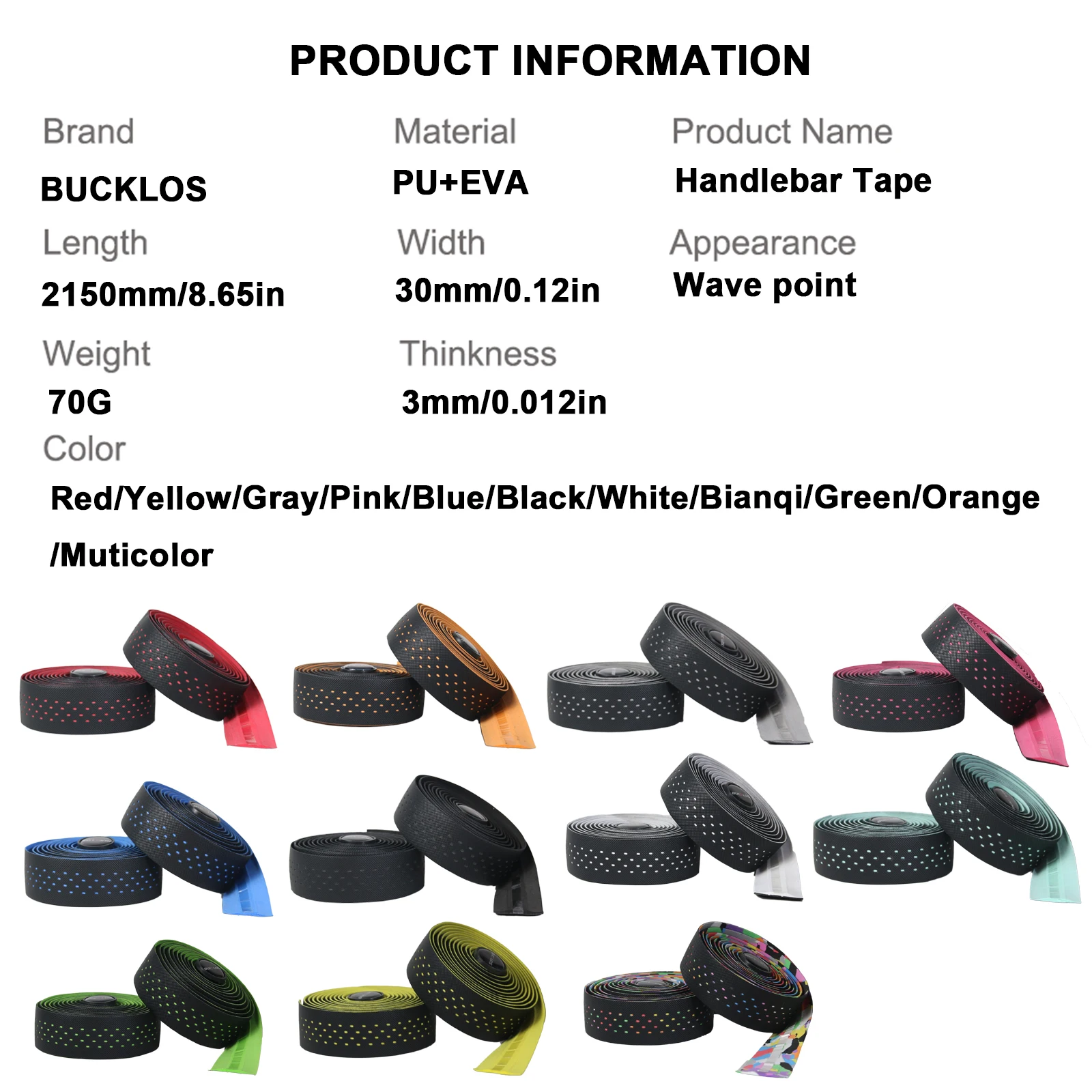 BUCKLOS プロフェッショナルグラベルバイクハンドルバー - Bike Handlebar Tape のレビューと価格