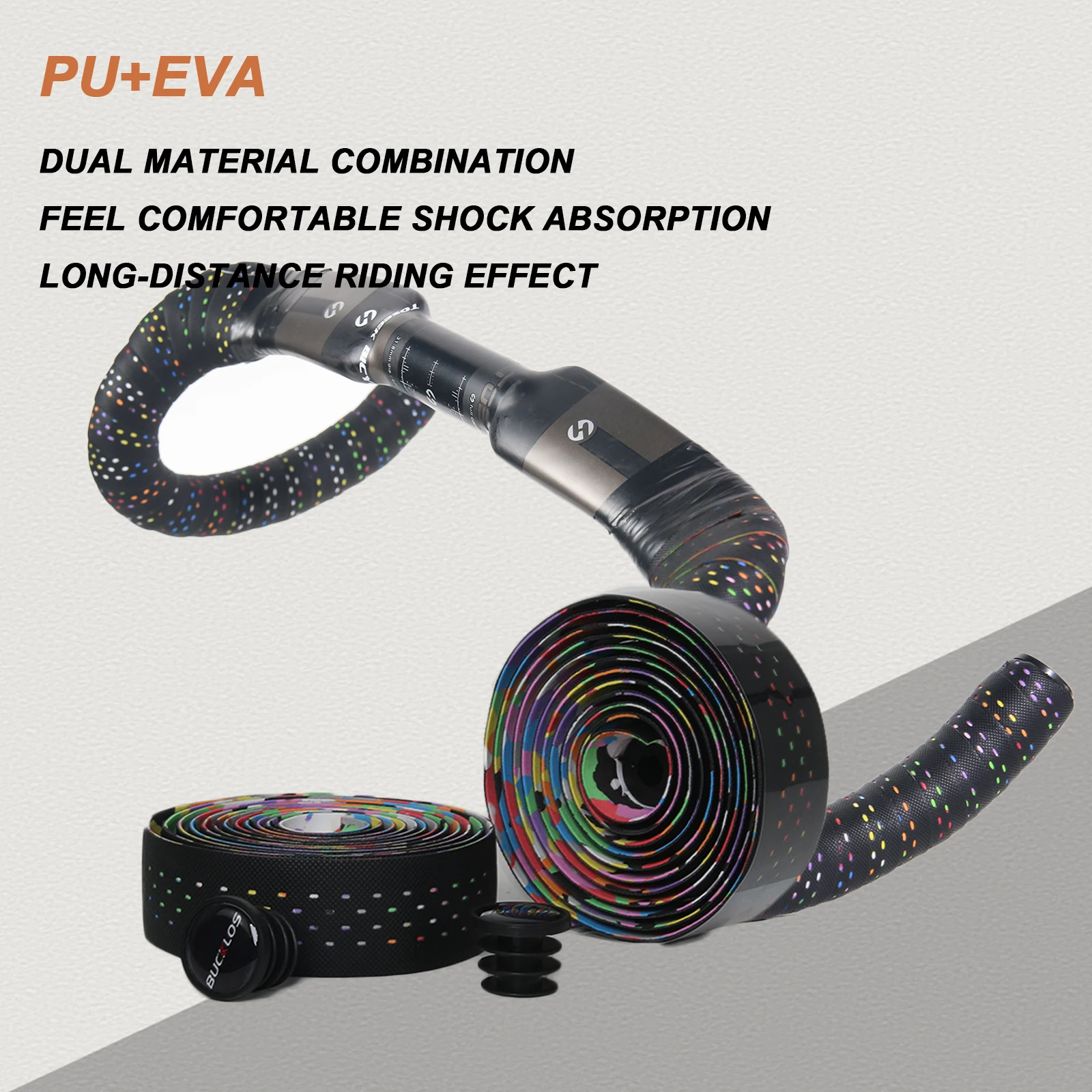 BUCKLOS プロフェッショナルグラベルバイクハンドルバー - Bike Handlebar Tape のレビューと価格