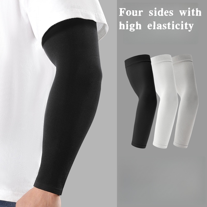 2個入りアイスシルクアームスリーブ、通気性のあるUVカットア - Cycling Protective Gear のレビューと価格