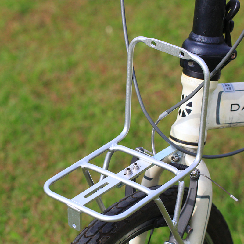 折りたたみマウンテンバイクフロントラックアルミ合金頑丈で耐久 - Bike Cargo Rack のレビューと価格