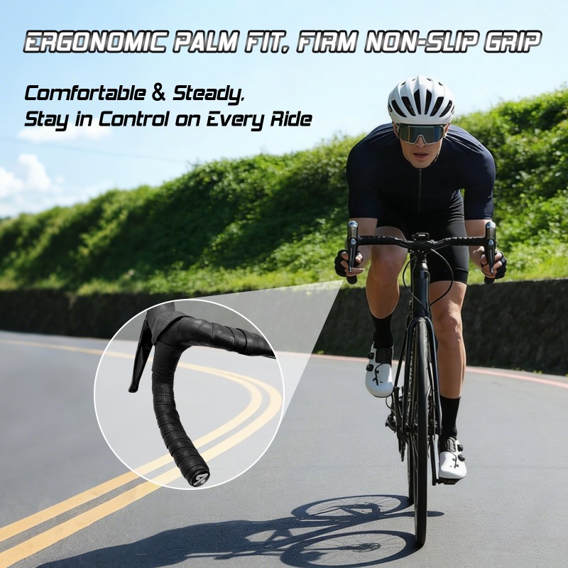 BUCKLOS バイクテープ PU EVA グリッドデザイン - Bike Handlebar Tape のレビューと価格