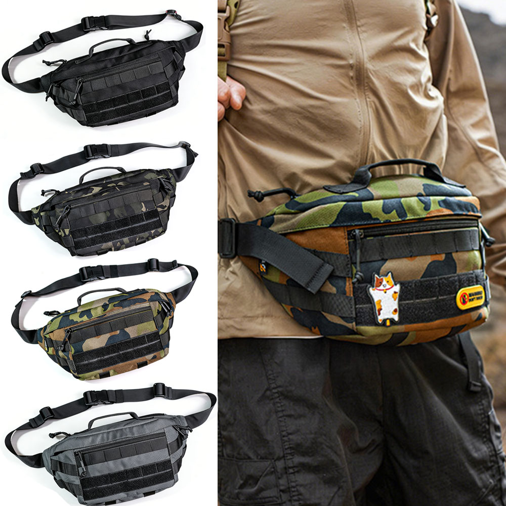 戦術的なスリングバッグマルチショルダーバックパック耐久性のあ - Cycling Gear Pouch のレビューと価格
