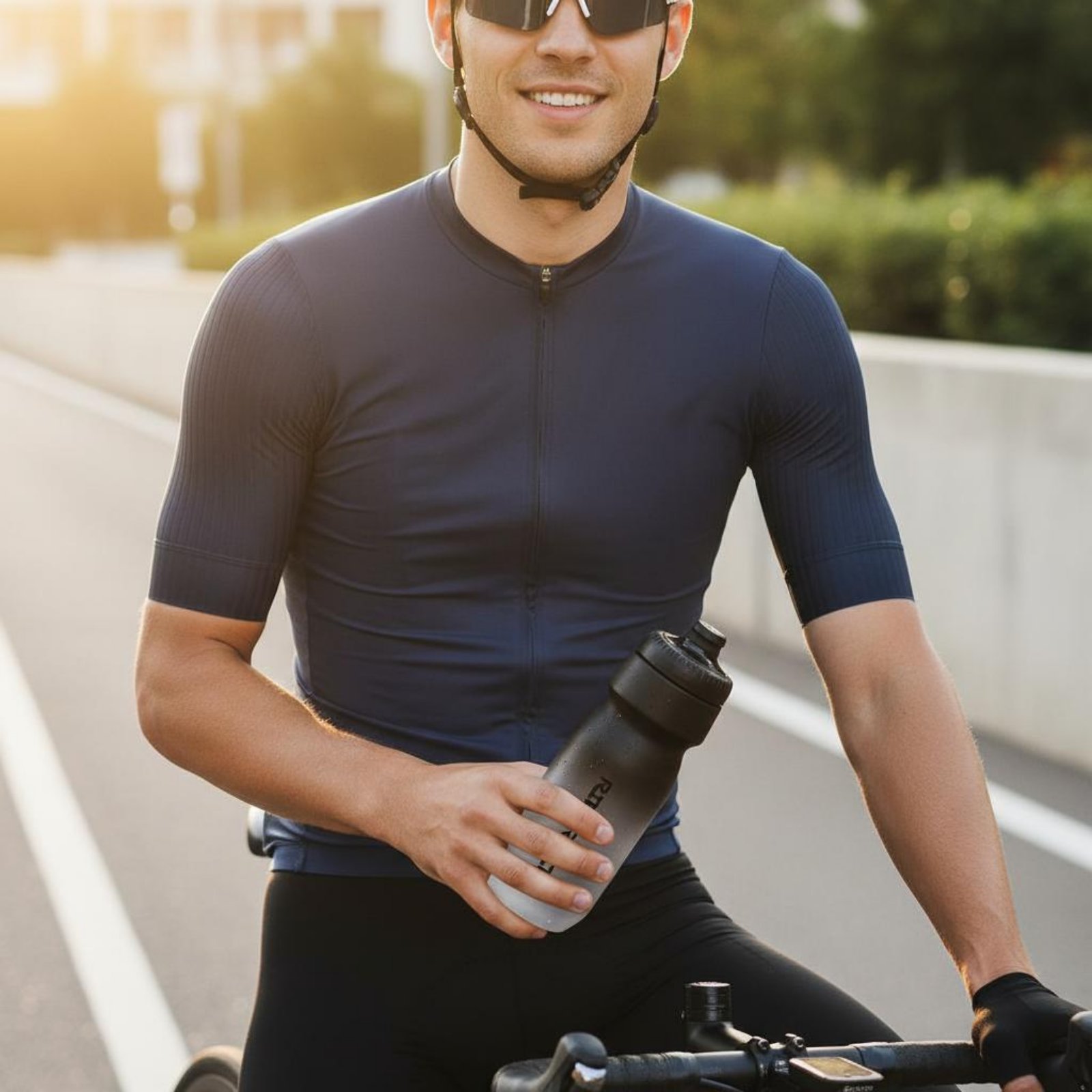 サイクリングウォーターボトル 食品グレードPP5素材 バイク - Cycling Gear Material のレビューと価格
