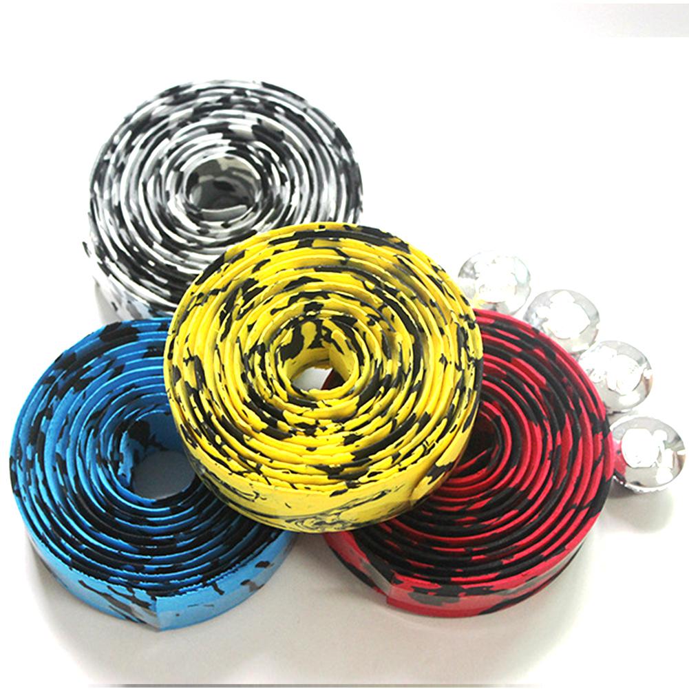 2 個ロードバイクハンドルバーテープ迷彩サイクリングラップ吸 - Bike Handlebar Tape のレビューと価格