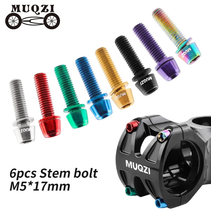 Mqzi-自転車ハンドルバー用ステムねじ、ワッシャー付きネジ - Bike Stem Riser のレビューと価格