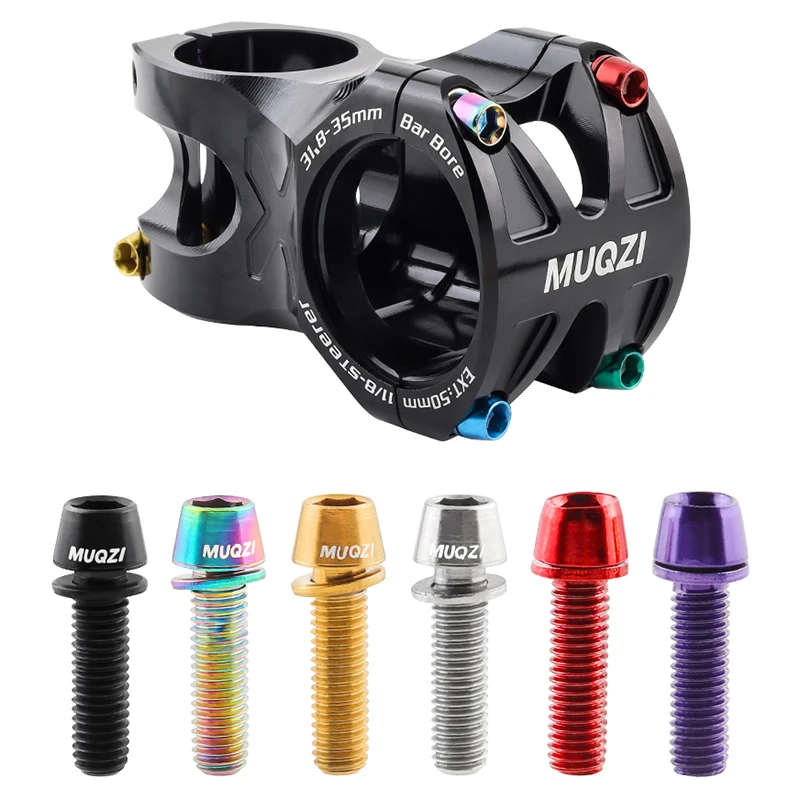Mqzi-自転車ハンドルバー用ステムねじ、ワッシャー付きネジ - Bike Stem Riser のレビューと価格