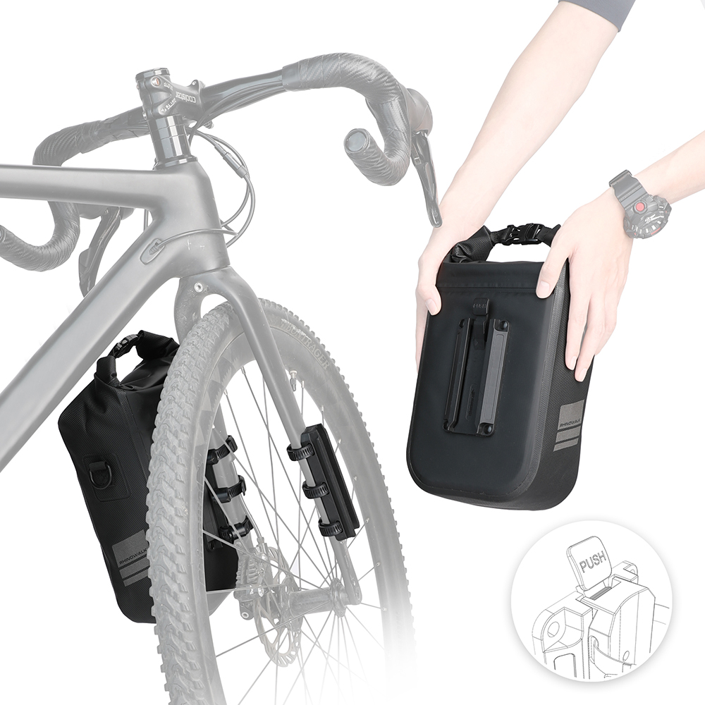 Rhinowalk 2 個バイククイックリリースフロントフォ - Cycling Gear Organizer のレビューと価格