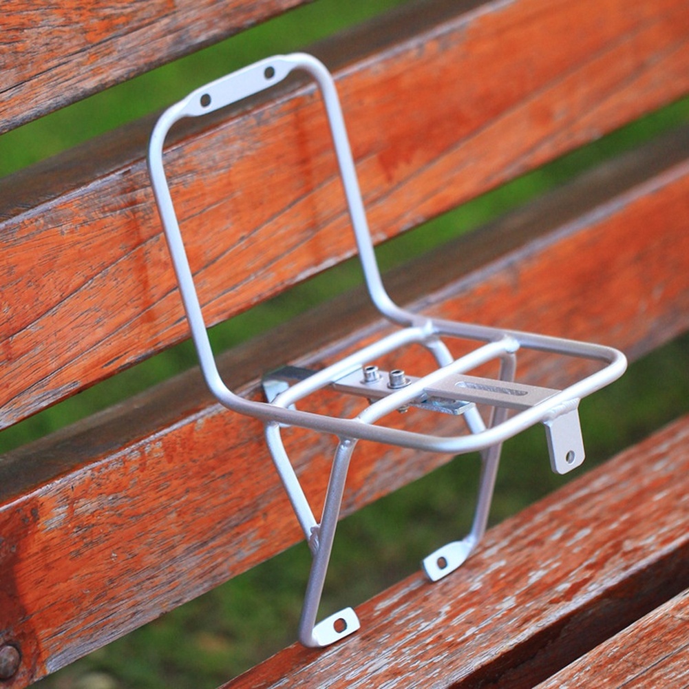 /シルバー/アルミニウム/合金フロントバスケットラック 20 - Bike Cargo Rack のレビューと価格
