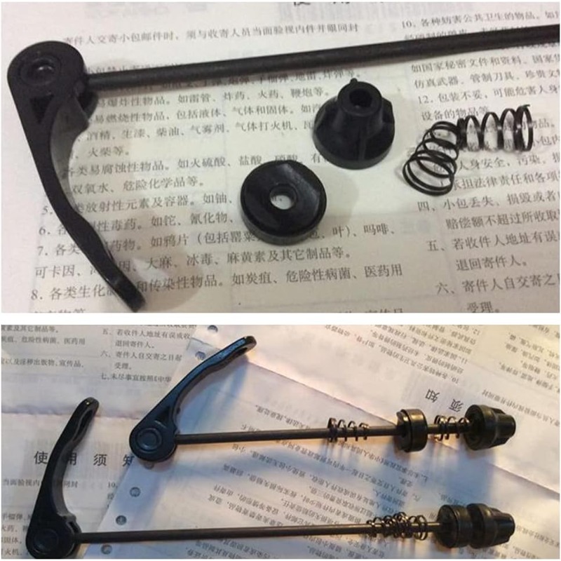 1ペア クイックリリース スキュワー 前後ホイールハブ クイ - Quick Release Skewer のレビューと価格