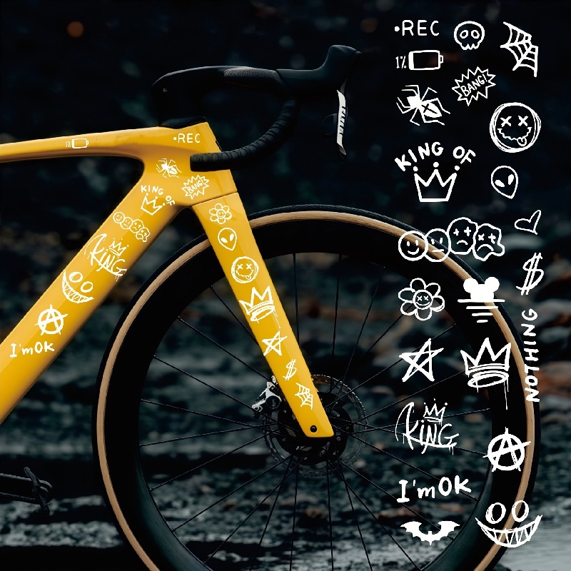 1セット グラフィティアニメーション シンプルデコレーション - Cycling Gear Pack のレビューと価格