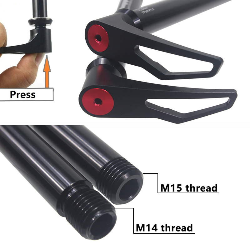 ヘプース-ロードバイクサスペンションシャフト,15x100  - Quick Release Skewer のレビューと価格