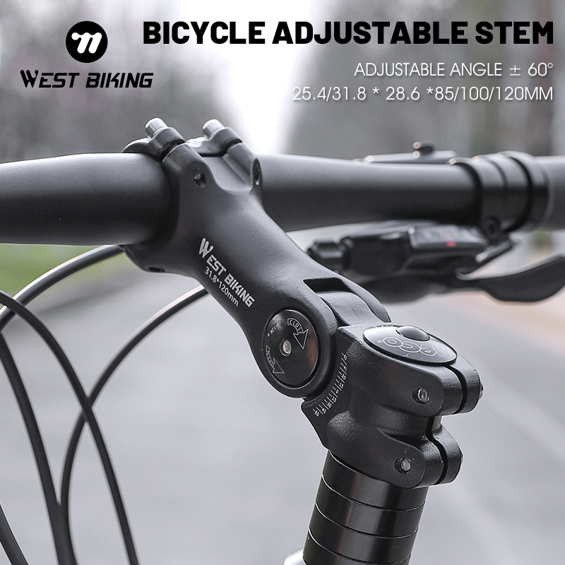 WestBiking-調整可能な自転車ハンドルバー,60度の - Bike Stem Riser のレビューと価格