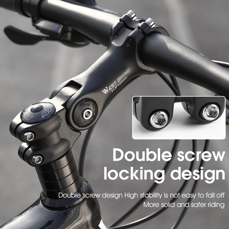 WestBiking-調整可能な自転車ハンドルバー,60度の - Bike Stem Riser のレビューと価格