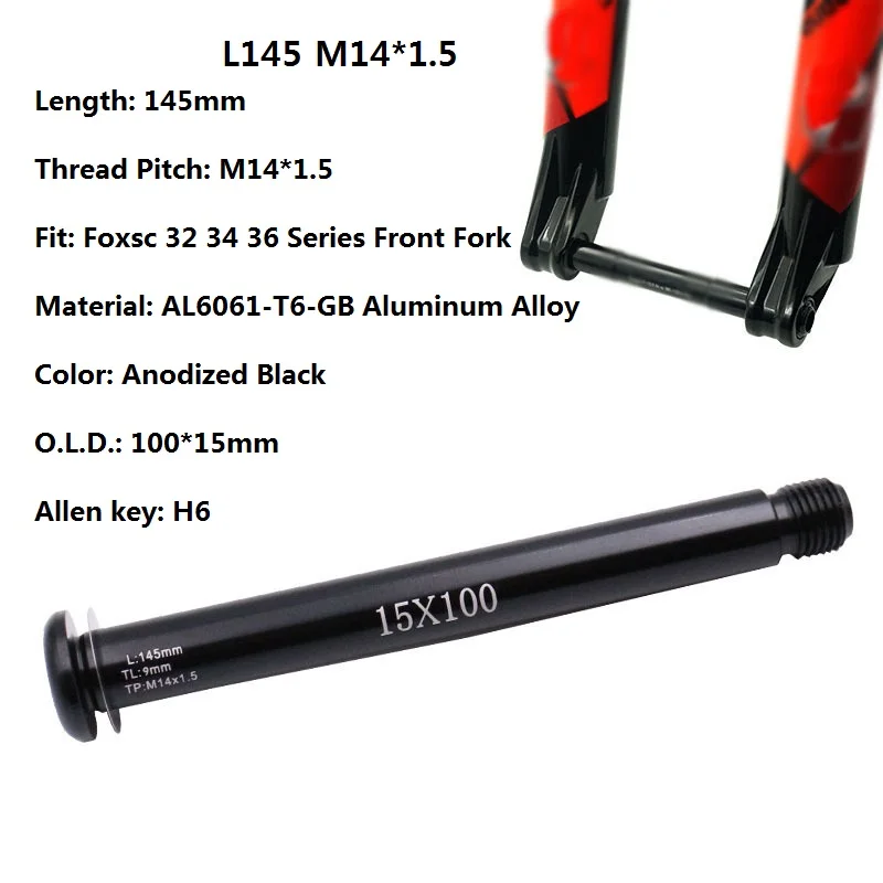 自転車スルーアクスル 100/110 ワイドアクスル M14 - Quick Release Skewer のレビューと価格