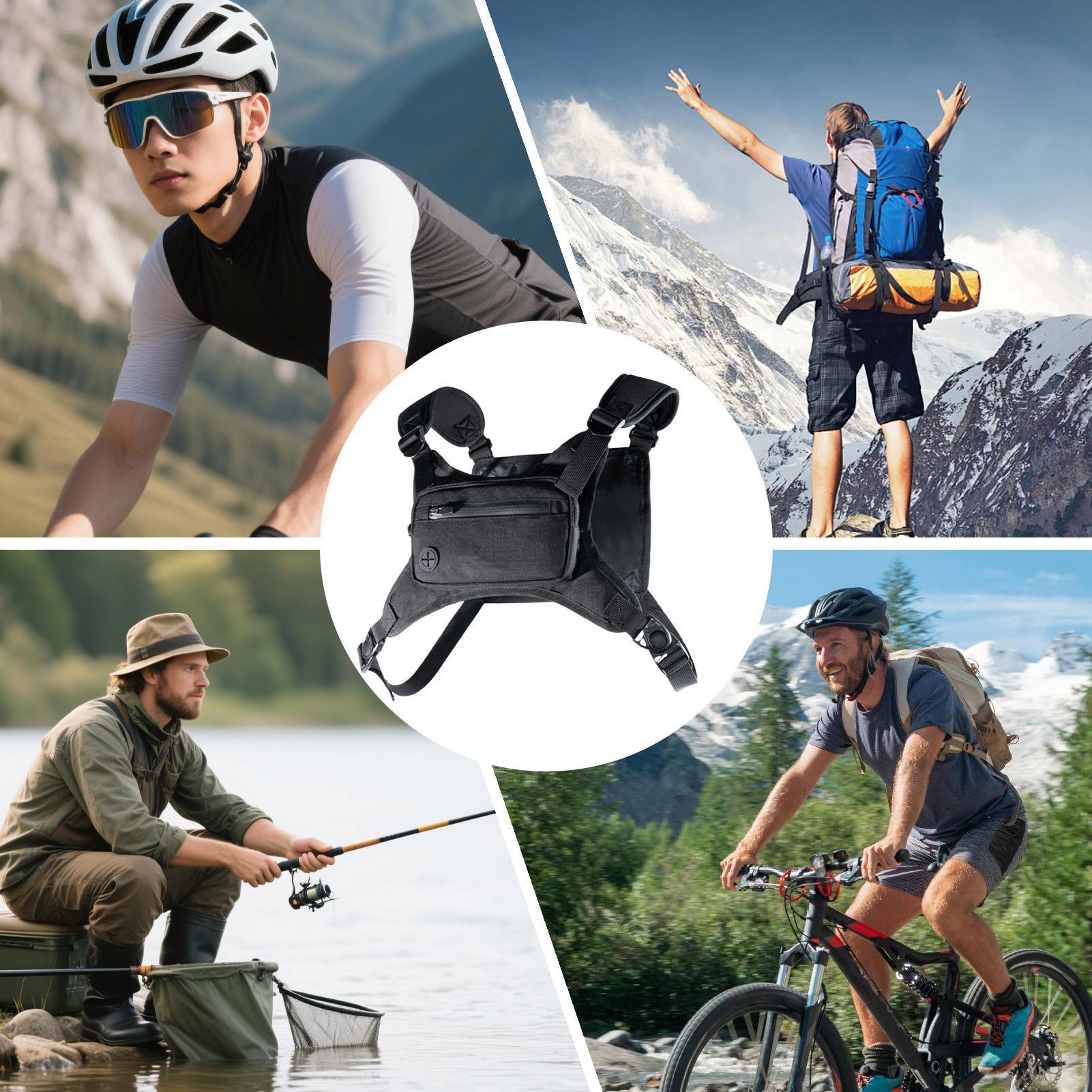ランニングチェストパック ハイキングチェストパック ランニン - Cycling Gear Pouch のレビューと価格