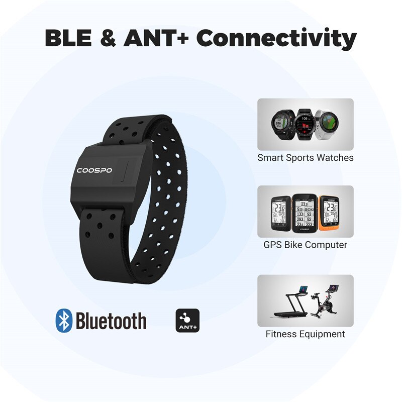 Coospo心拍モニターアームバンド光学フィットネス屋外ビー - Cycling Heart Rate Monitor のレビューと価格
