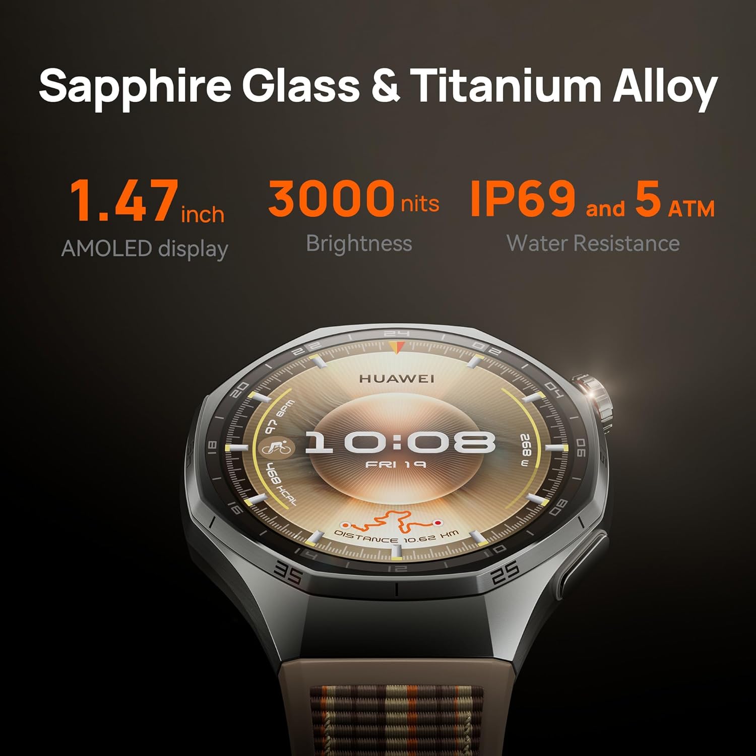 HUAWEI WATCH GT 6 Pro GPSスマートウ - Cycling Heart Rate Monitor のレビューと価格