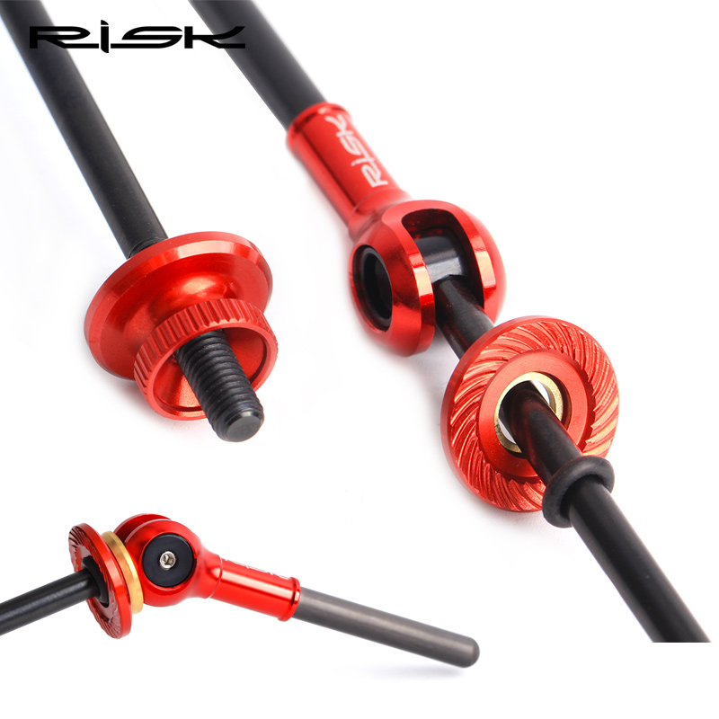 RISK 超軽量チタン製 40.35g/ペア QR ロードバ - Quick Release Skewer のレビューと価格