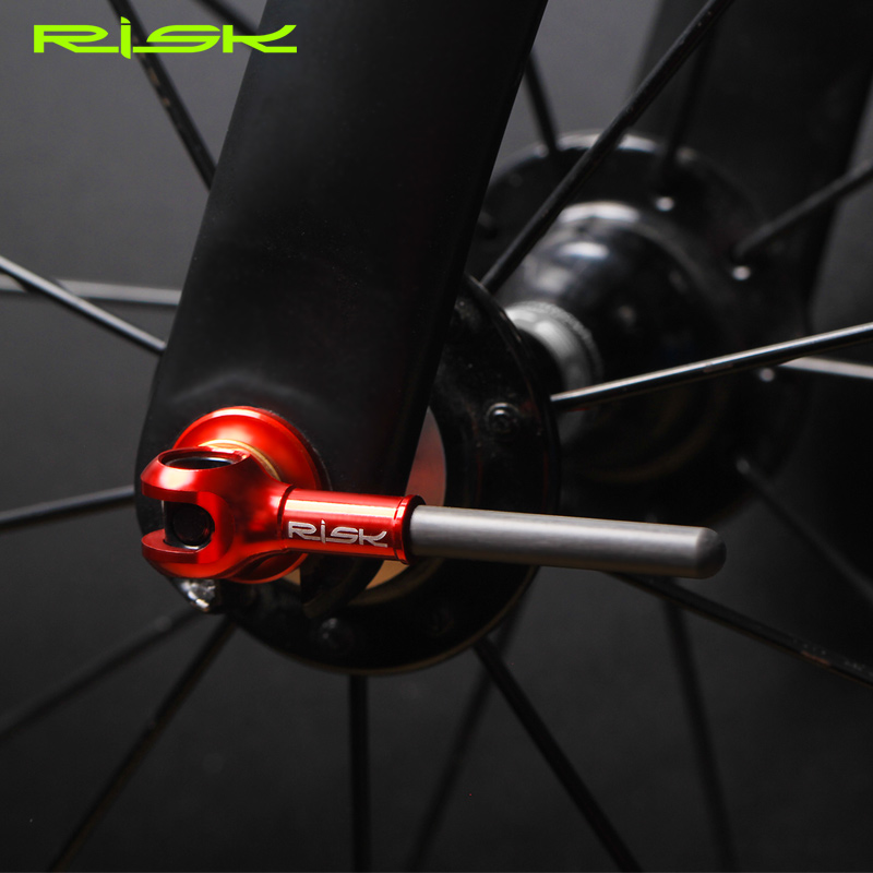 RISK 超軽量チタン製 40.35g/ペア QR ロードバ - Quick Release Skewer のレビューと価格