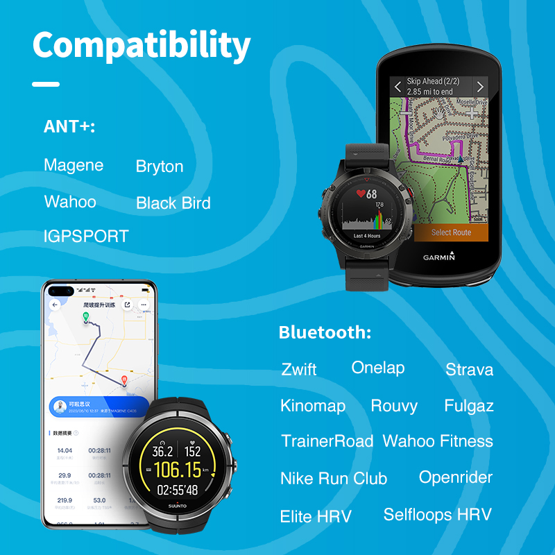 Geoid-HS500心拍数モニター,ワイヤレスコンピュータ - Cycling Heart Rate Monitor のレビューと価格