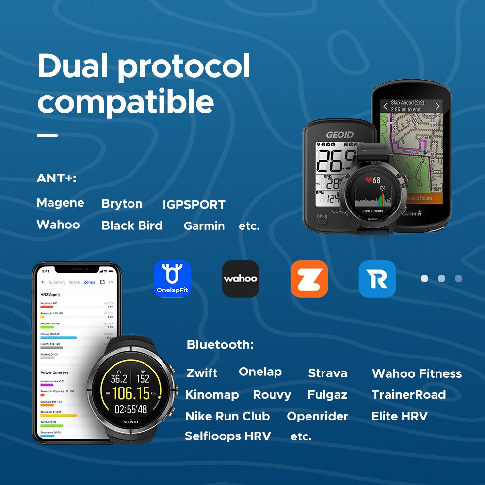 心拍数モニター,フィットネス機器,Bluetoothセンサー - Cycling Heart Rate Monitor のレビューと価格