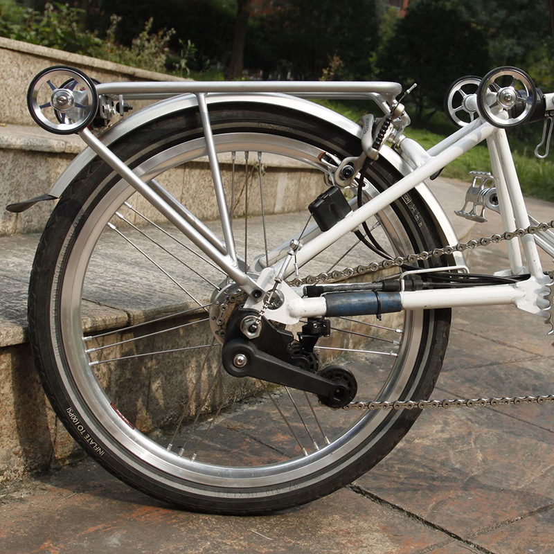 ブロプトン用ラゲッジキャリア,折りたたみ式バイクリアラック, - Bike Cargo Rack のレビューと価格