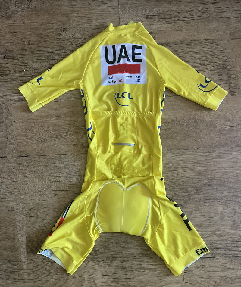 レーザーサイクリングジャージ,黄色のボディスーツ,ショートパ - Cycling Gear Material のレビューと価格