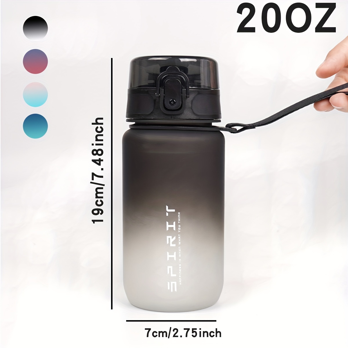 600ml グラデーションスポーツウォーターボトル（タイムマ - Cycling Gear Material のレビューと価格