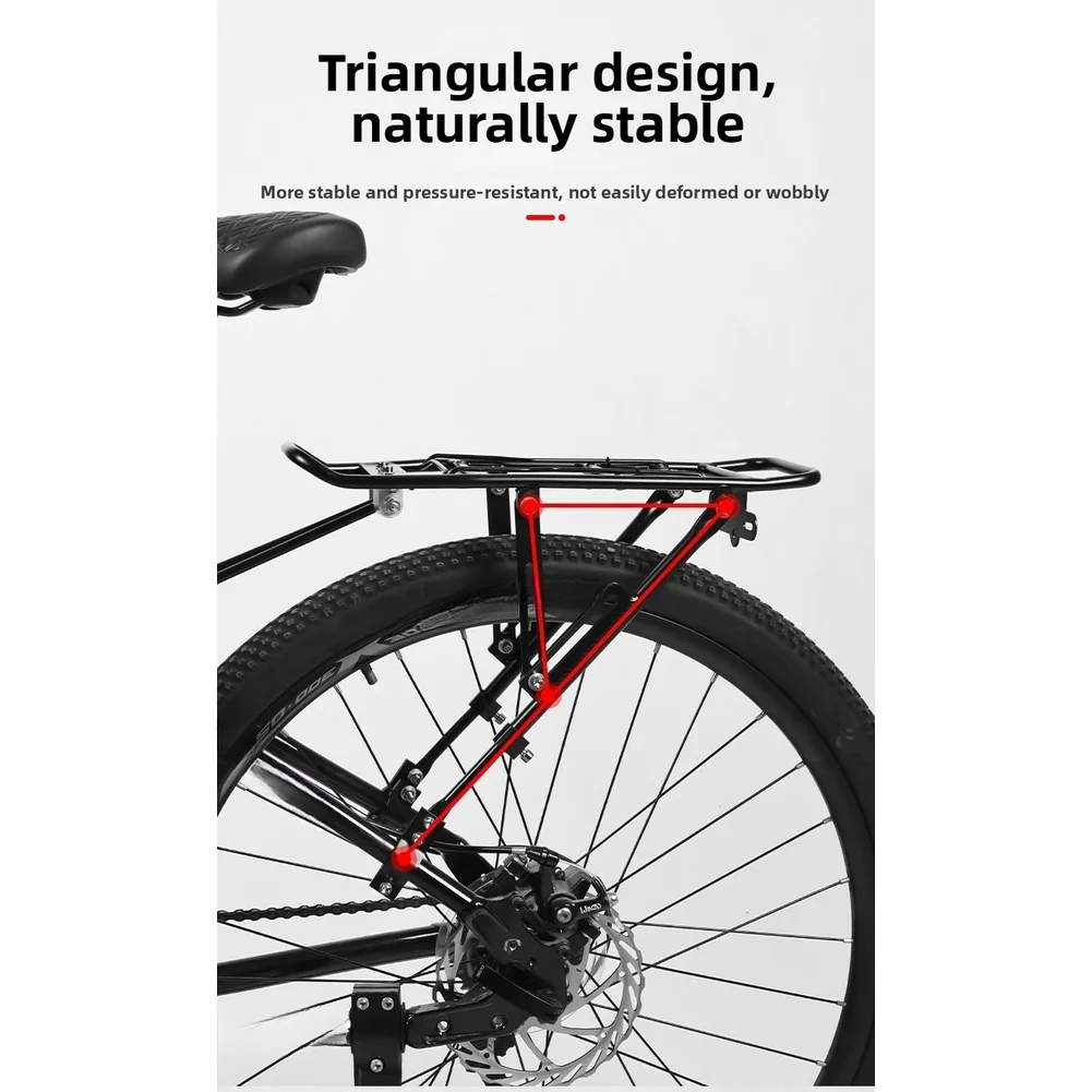 自転車リアラックディスクブレーキ用アルミ合金自転車ヘビーデュ - Bike Cargo Rack のレビューと価格