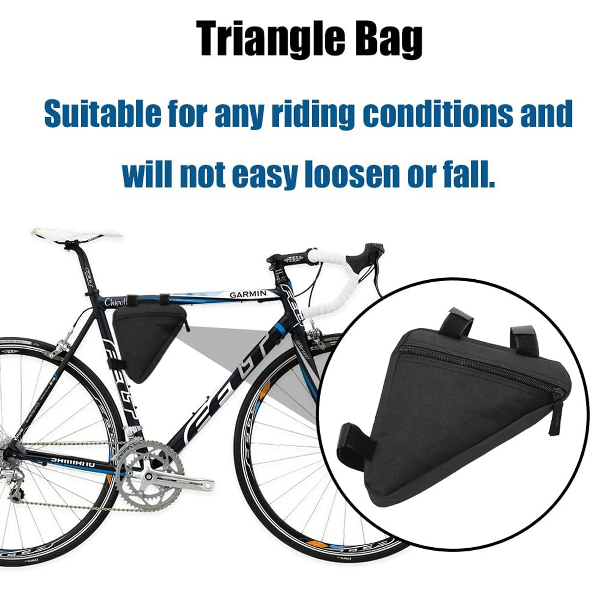 PINMOAP 自転車三角バッグ防水バイクフレーム収納ポーチ - Cycling Gear Pouch のレビューと価格